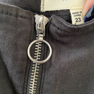 Black denim skirt. New with tags. Pacsun.